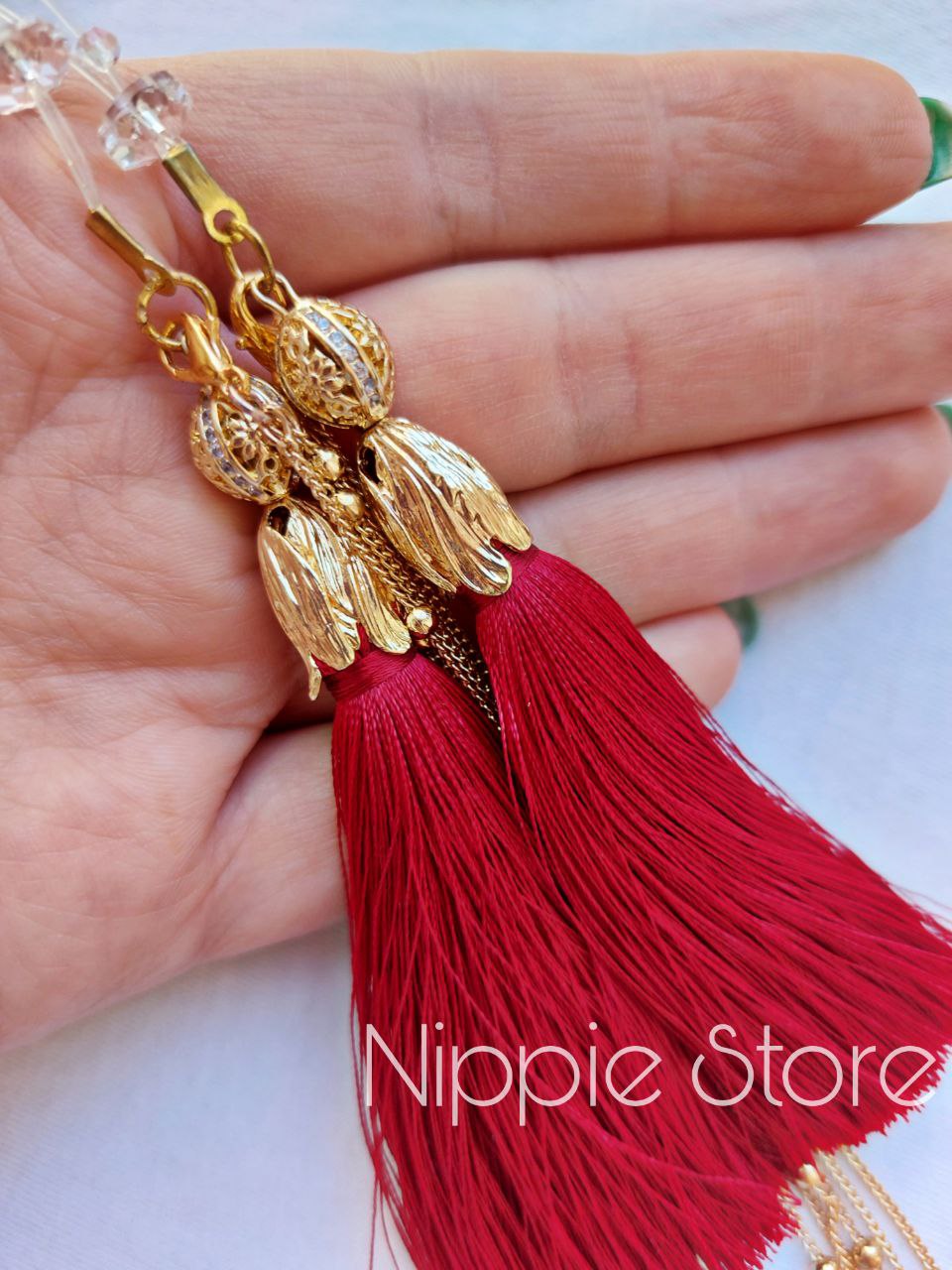 Red tassel nipple jewelry – Nippie Store